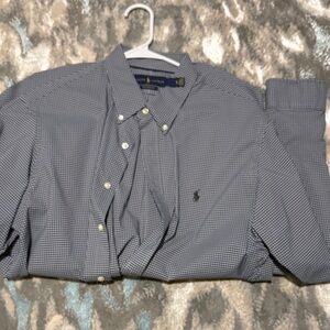 Polo by Ralph Lauren Blue Checkered Button-Down Shirt